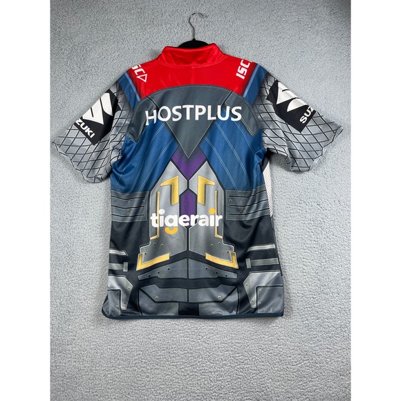 Crown Resorts Foundation Tigerair Melbourne Storm Mens Sports Jersey Size XL NWT - Picture 2 of 11
